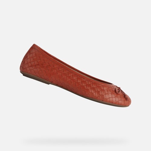 Ballerine Geox Palmaria Femme Corail | XTBVED159