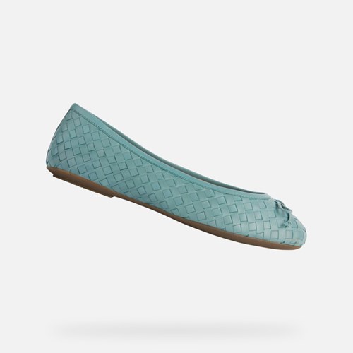 Ballerine Geox Palmaria Femme Sage | CAQSRM701