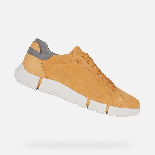 Baskets Geox Adacter Homme Moutarde | OVXYPC368