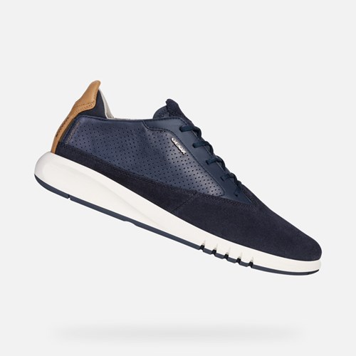 Baskets Geox Aerantis Homme Bleu Marine | ZYIKTU157