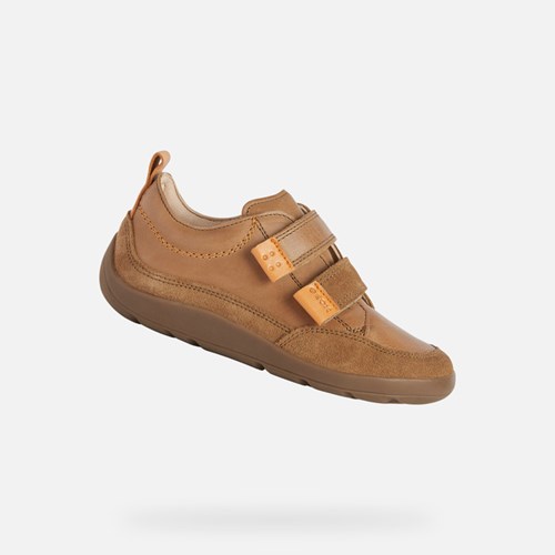 Baskets Geox Barefeel Garcon Orange | MSVRZH324