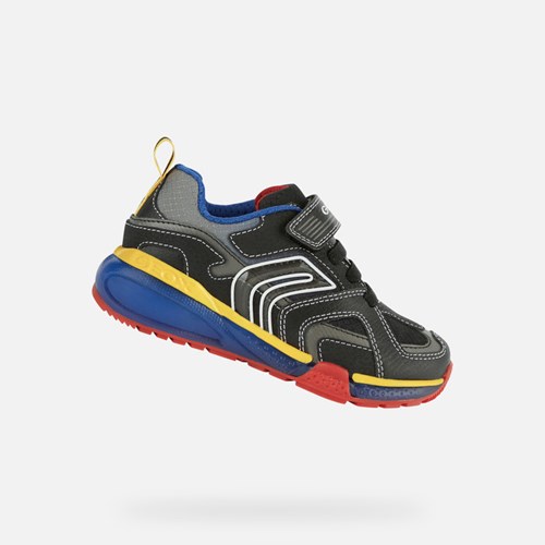 Baskets Geox Bayonyc Garcon Noir Multicolore | JHGWBL237