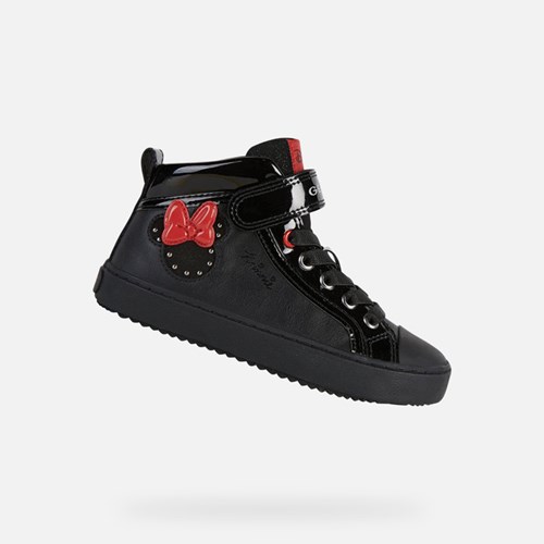 Baskets Geox Kalispera Fille Noir | ZWBPTQ674