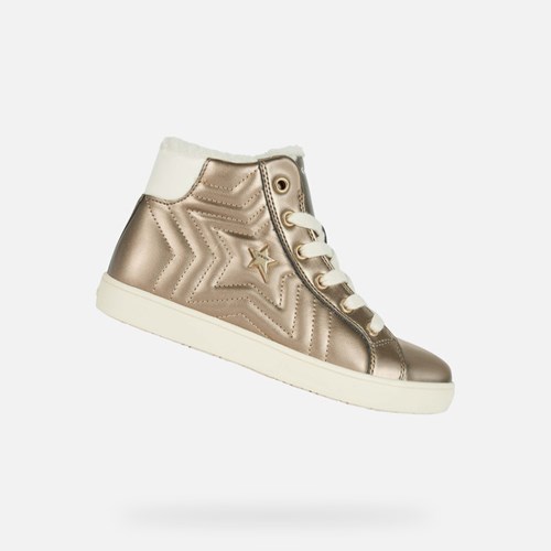 Baskets Geox Kathe Fille Lead | UMETAY978