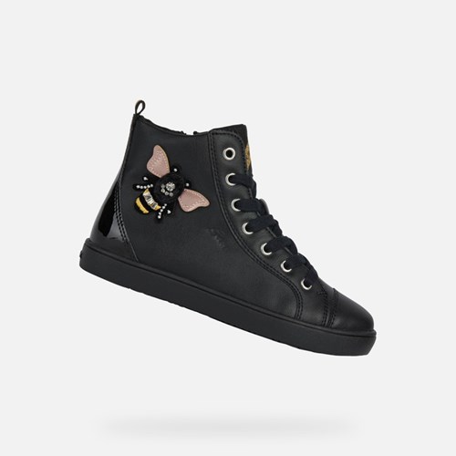 Baskets Geox Kathe Fille Noir | ZPJAUD274