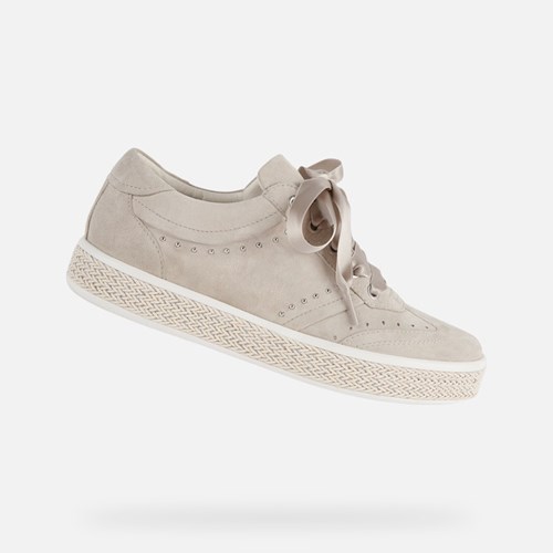 Baskets Geox Leelu' Femme Ice | XNEWZV675