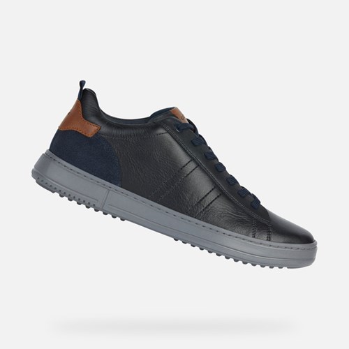 Baskets Geox Levico Homme Bleu Marine | JZENHW472