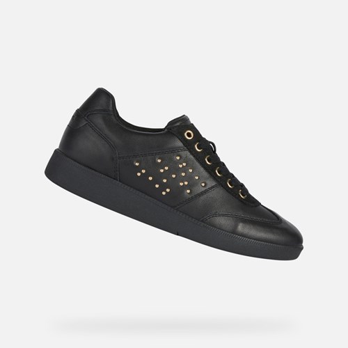 Baskets Geox Meleda Femme Noir | JLMVGA781