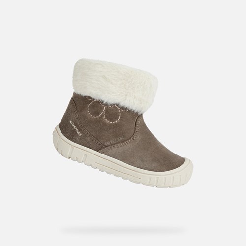 Baskets Geox Omar Bebe Grise | AQYLTD754