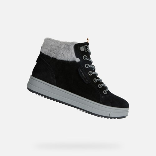Baskets Geox Rebecca Fille Noir | ECOTGZ538