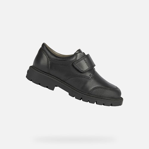 Baskets Geox Shaylax Garcon Noir | LVJFIU760