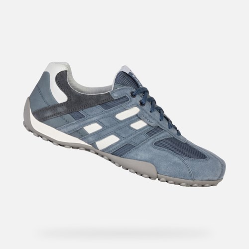 Baskets Geox Snake Homme Blanche | UPVYMG078