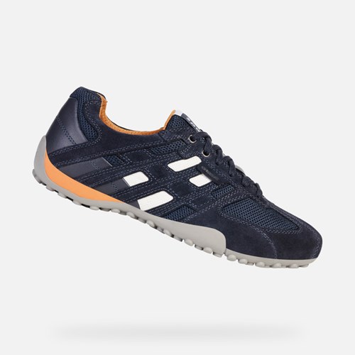 Baskets Geox Snake Homme Bleu Marine | YSTUGH248