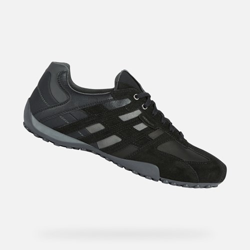 Baskets Geox Snake Homme Noir | MNQPTA401