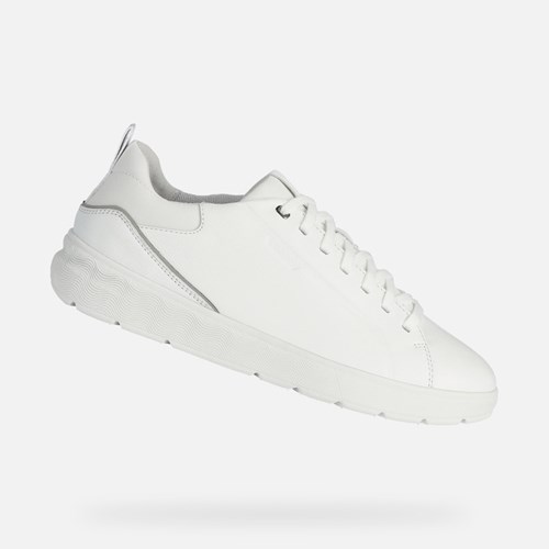 Baskets Geox Spherica Ec4 Homme Blanche | EXYCMI529