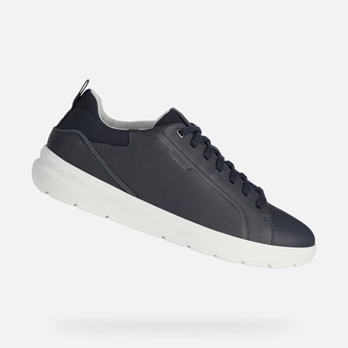 Baskets Geox Spherica Ec4 Homme Bleu Marine | WQPHJS924