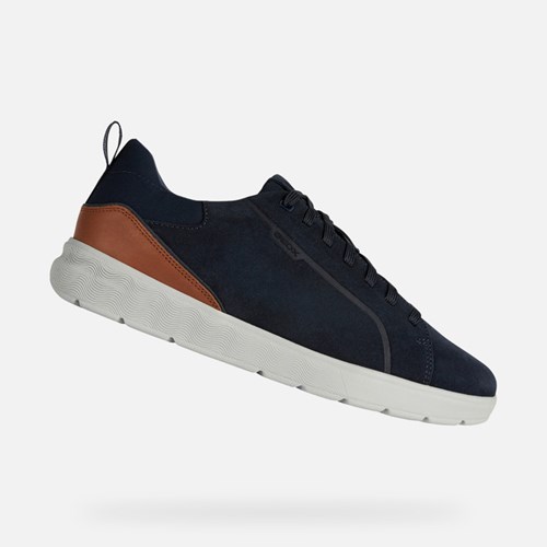Baskets Geox Spherica Ec4 Homme Bleu Marine | XYCMZT942
