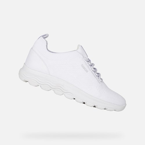 Baskets Geox Spherica Femme Blanche | RSVZNP530