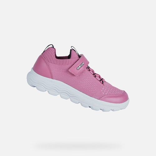 Baskets Geox Spherica Fille Fushia | NMDZBW537