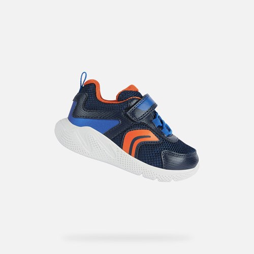 Baskets Geox Sprintye Bebe Bleu Marine Bleu Royal | UVIZCB026
