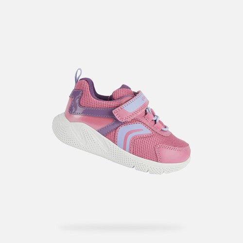 Baskets Geox Sprintye Bebe Fushia | VXWYMP392
