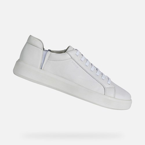 Baskets Geox Velletri Homme Blanche | CKYBDH284