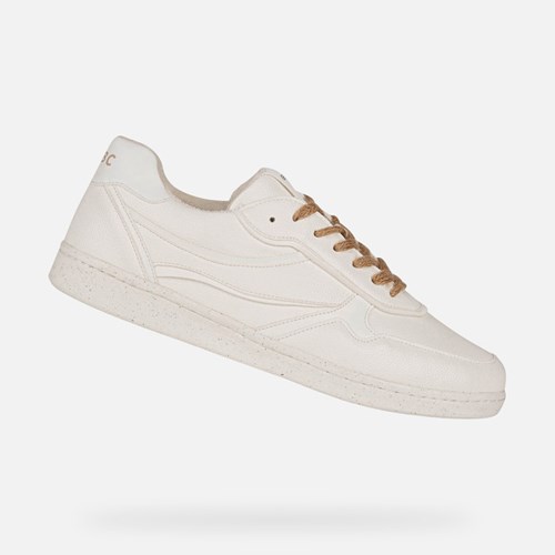 Baskets Geox Warrens Homme Blanche | ZHGASJ295