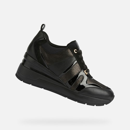 Baskets Geox Zosma Femme Noir | NPTQVH297