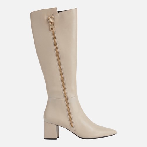 Bottes à Talons Geox Bigliana Femme Noir | QITZMN607