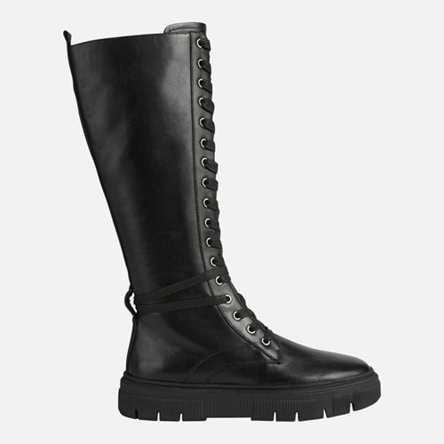 Bottes à Talons Geox Isotte Femme Noir | XCYGLS125