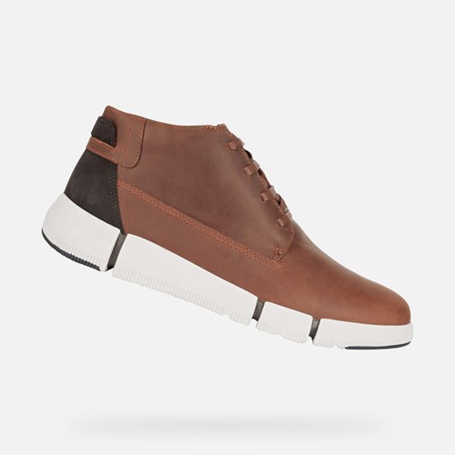Bottines Geox Adacter H Homme Marron | XRMHOS451