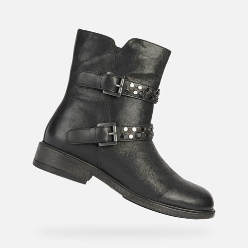 Bottines Geox Catria Femme Noir | DIYBME583
