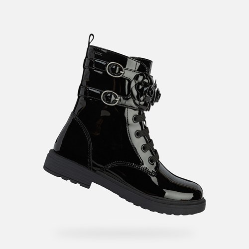 Bottines Geox Eclair Fille Noir | OEBTLM310