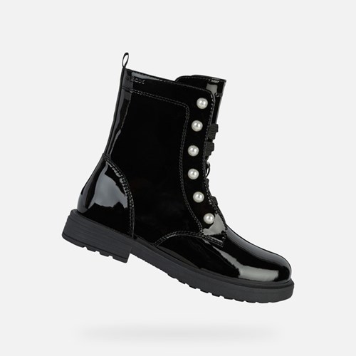 Bottines Geox Eclair Fille Noir | SMYAWV285