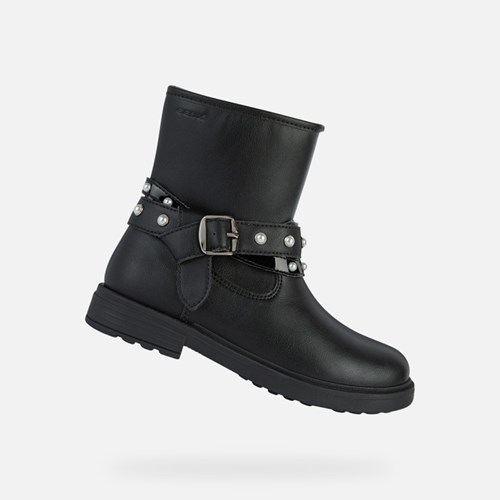 Bottines Geox Eclair Fille Noir | YDHPEN402