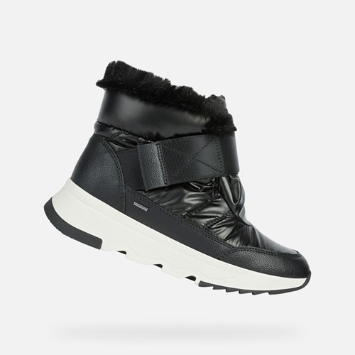 Bottines Geox Falena Abx Femme Noir | GISRJT785