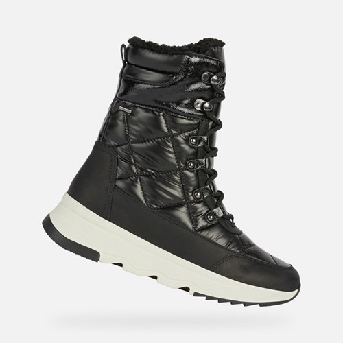 Bottines Geox Falena Abx Femme Noir | XZKDOV269
