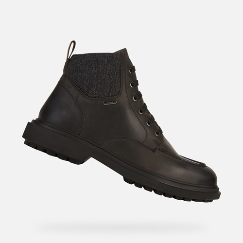 Bottines Geox Faloria Abx Homme Noir | OLWXZP917