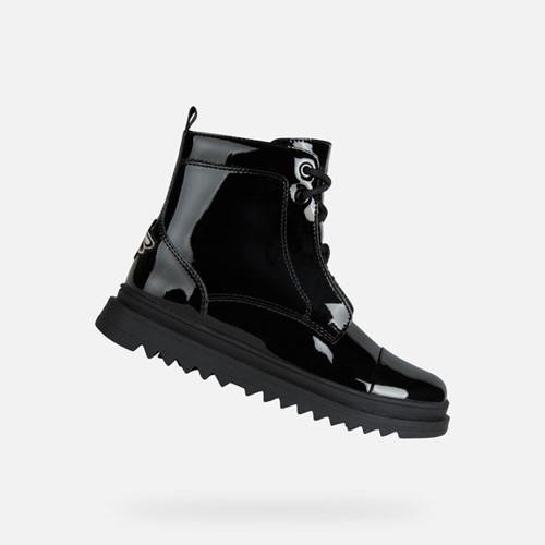 Bottines Geox Gillyjaw Fille Noir | ZTMDRF478