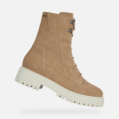 Bottines Geox Iridea Abx Femme Sable | RBXAGC736