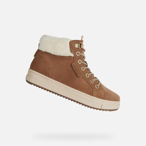 Bottines Geox Rebecca Fille Whisky | MRBXSE561