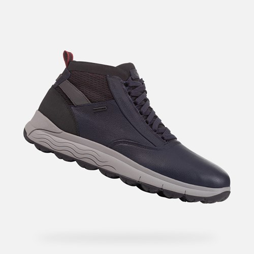 Bottines Geox Spherica 4x4 Abx Homme Bleu Marine | CBOGXW326