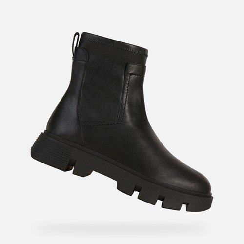 Bottines Geox Vilde Femme Noir | AODSVY154