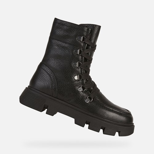 Bottines Geox Vilde Femme Noir | FPDEWC103