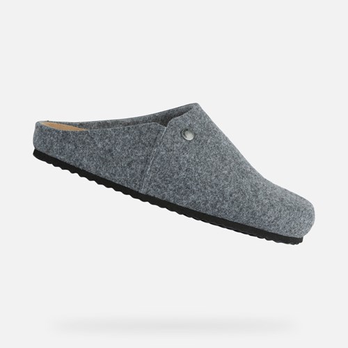 Chaussons Geox Ghita Homme Anthracite | YESHKN253