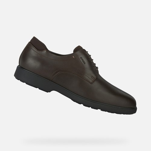 Chaussures Casual Geox Spherica Ec11 Larges Homme Cafe | JVHZIG584