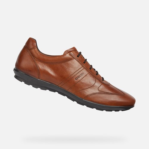 Chaussures Casual Geox Symbol Homme Marron | KFZIDX310