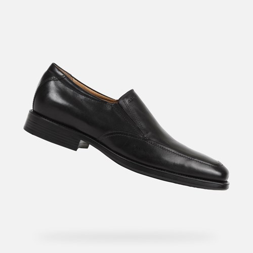 Chaussures Cuir Geox Federico Homme Noir | MUEZVB476