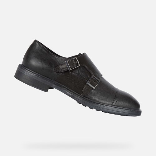 Chaussures Habillées Geox Aurelio Homme Noir | DSGKVT295