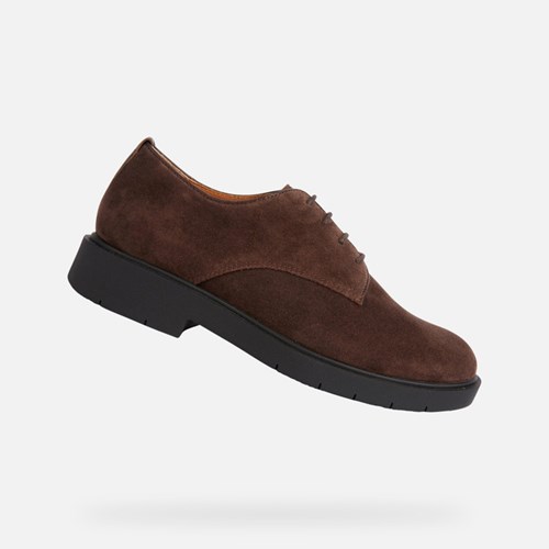 Chaussures Habillées Geox Spherica Ec1 Femme Cafe | DFEBZH702